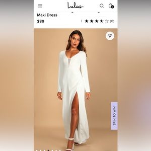 Lulus maxi dress